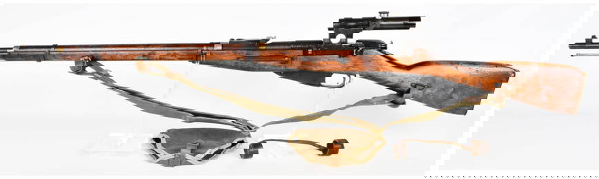 Soviet Mosin Nagant 91/30 PU Sniper Rifle, Dated 1942