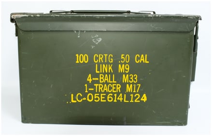 US Military .50 Caliber M2A1 Ammunition Can