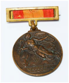 Spanish Civil War Alzamiento y Victoria Commemorative Medal, 1936-1939