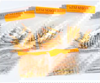 Five Bags of Hornady .222 REM MAG 55 Grain V-MAX Rifle Ammo