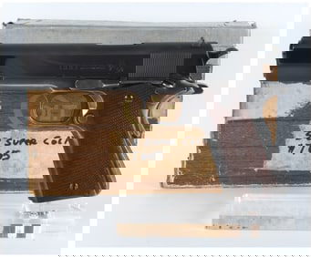 Colt Super .38 Automatic 1911 Semi-Automatic Pistol Serial No. 7665 with Original Box Ammo