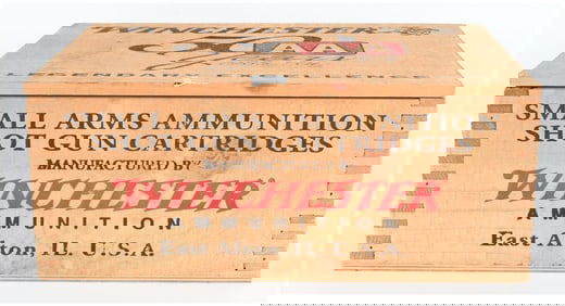 Win AA 50th Anniversary Commemorative Wooden Ammo Box with 250 Rounds