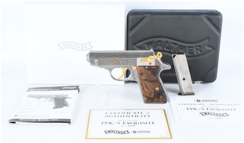 Walther PPK/S Exquisite Limited Edition .380 ACP Semi-Automatic Pistol Davidson's Exclusive 1 of