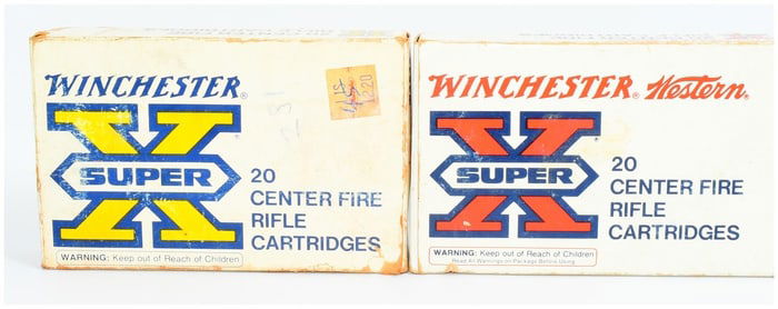 Vintage Win Super-X .264 Win Mag 140 Grain Power-Point Ammo 34 Rounds