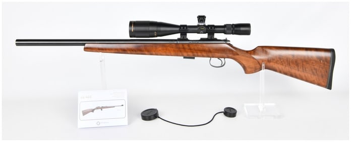 CZ 455 Lux Bolt-Action Rimfire Rifle Cal. .22 Long Rifle with 20 1/2" BARREL and Nikon Monarch UCC
