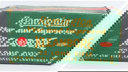 Vintage Rem Kleanbore .22 LR Standard Velocity Brick 500 Rounds Ammo