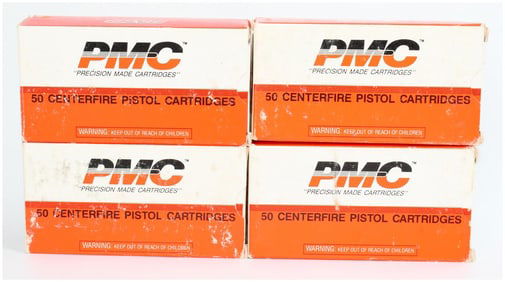 200 Rounds PMC .38 Super Auto +P 130 Grain FMJ Ammo