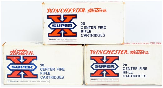 Win Western Super X .35 Rem 200 gr. Silvertip Exp. and Power Point (S.P.) Rifle Ammo 58 Rounds in