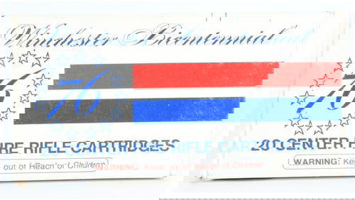 Win Bicentennial '76 .30-30 Commemorative Ammo Box of 20 Rounds