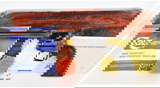 Colt New Frontier Buntline .22 LR SA Revolver with Box and Papers Ammo