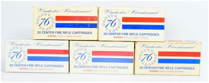 Win Bicentennial '76 30-30 Silvertip Rifle Ammo 97 Rounds