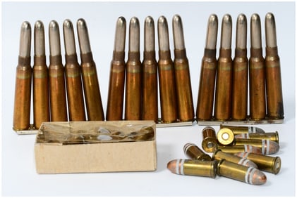 39 Rounds: 15 8mm Mauser 13 Peter .32 Colt 11 .35 Short Ammo