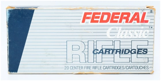 20 Rounds Federal Classic 375 H&H Mag 270 GR. HI-SHOK® Soft Point Rifle Ammo