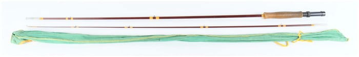 Langley Two-Piece Bamboo Fly Fishing Rod with Bag Ammo
