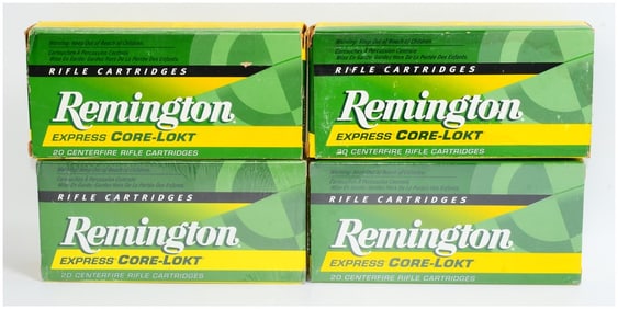 Rem Express Core-Lokt 6.5mm Rem Mag 120 GR. PSP Rifle Ammo 80 Rounds (2 Boxes Cellophane Wrapped)