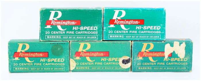 Vintage Rem Hi-Speed .222 Rem Mag Center Fire Ammo