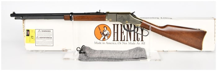 Henry Repeating Arms Golden Boy Lever-Action .22 S/L/LR Rifle with Engraved Receiver
