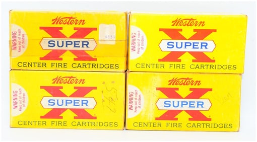 80 Rounds of Western Super X / Super-Speed Win .225 Center Fire Ammo 55 Gr. Ptd. Soft Point in Four
