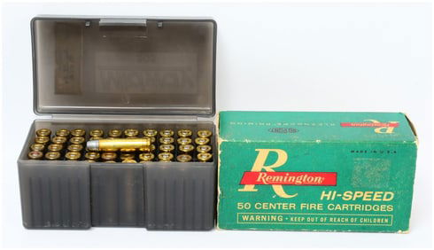 100 Rounds of Rem Hi-Speed 32-20 Win Center Fire Ammo