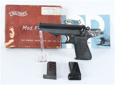 Walther Model PP Semi-Automatic Pistol Dated 1963 Niedersachsen Police Issue with Original Box and