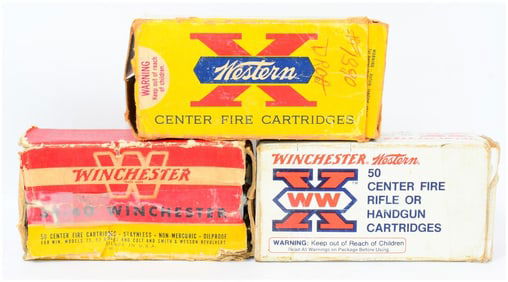 123 Rounds of Vintage Western and Win Western .38-40 Win 180 gr. Soft Point Ammo