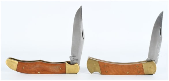 Pair of KA-BAR 1183 USA Folding Pocket Knives