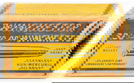 17 Rounds of Win .32 (.32-20) Cal Ammo with Original Box