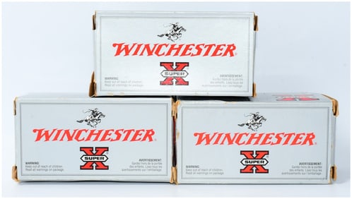 3 Boxes of Win Super X 32-20 WIN. 100 GR. LEAD Ammo 150 rds