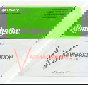 40 Rounds of .221 Rem Fireball Ammo by Rem and Nosler