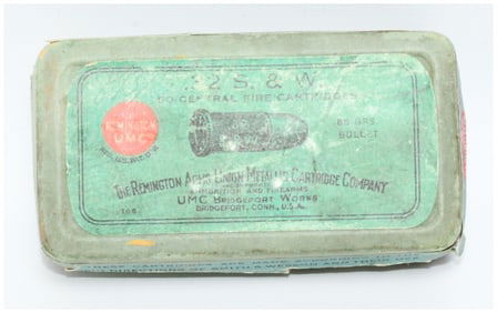 Vintage Rem UMC .32 S. & W. Central Fire 88 Grain 50 Rounds Ammo Box