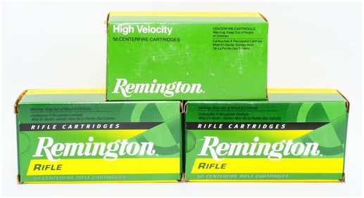150 Rounds of Rem .22 Hornet 45 Grain Hollow Point Ammo