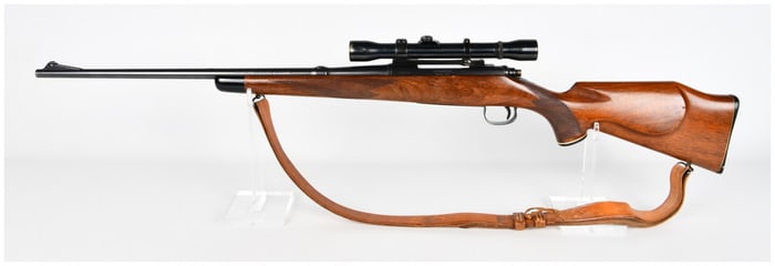 Rem Model 721 Bolt Action Rifle .30-06 SPRG. with Weaver Scope and Leather Sling
