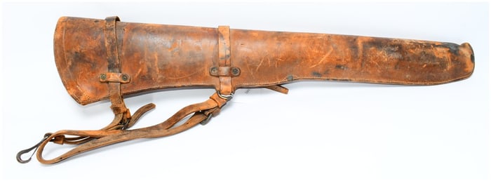 US Military WWI/WWII Era Leather Rifle Scabbard for 1903 Springfield or M1 Garand
