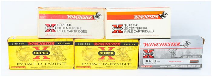 100 Rounds Win Super-X 30-30 Win 100th Anniversary Limited Edition Ammo