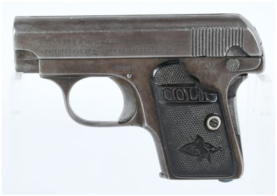 Colt Model 1908 Vest Pocket Hammerless .25 ACP Semi-Automatic Pistol Serial No. 7958