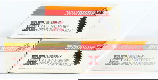 60 Rounds Win Super-X and .225 Pointed Soft Point Rifle Ammo