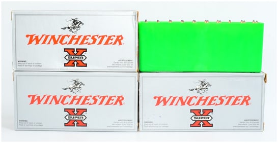 80 Rounds Win Super X .225 WIN 55 GR. Pointed Soft Point Ammo