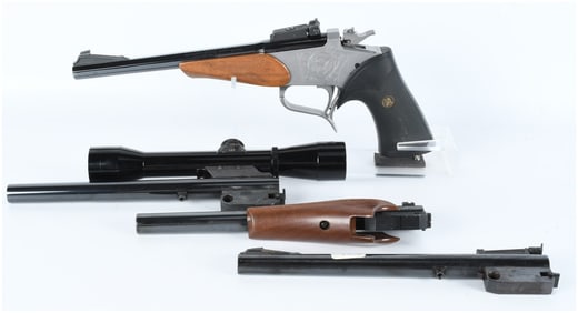 Thompson/Center Contender Modular Pistol System with 4 Barrel Set: .357 Mag Installed .22 Hornet