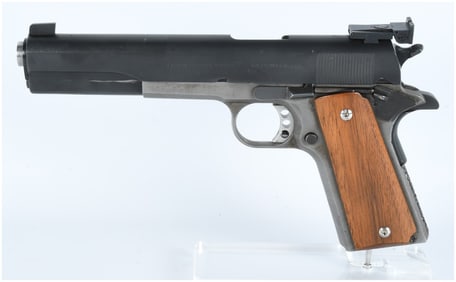 M1911-Style Longslide Semi-Automatic Pistol with Colt-Marked Slide on Essex Frame .45 ACP