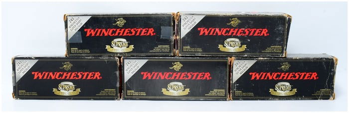 100 Rounds of Win .243 WSSM Super Short Mag 95 GR. Ballistic Silvertip Ammo