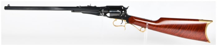 A. Uberti .44 Black Powder Revolver Carbine 18" Barrel Dated 2014