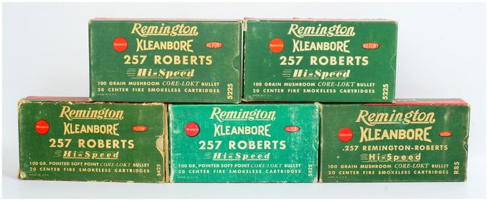 Rem Kleanbore .257 Roberts Hi-Speed Rifle Ammo 100 Rounds