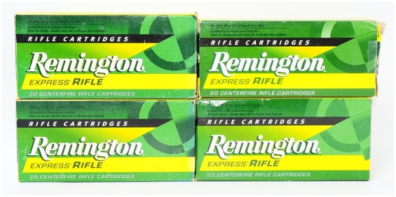 80 Rounds Rem Express Rifle .17 Rem 25 GR. Centerfire Ammo