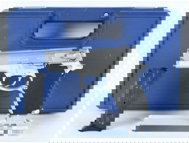 Smith & Wesson Model 669 9mm Semi-Automatic Pistol with Magazine and Case