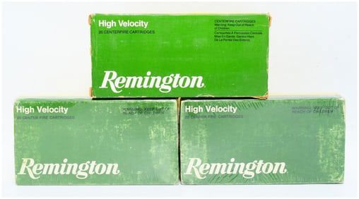 3 Boxes of Rem 350 Rem Mag High Velocity 200 Grain Core-Lokt Centerfire Ammo