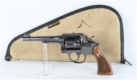 Smith & Wesson Model 10-6 .38 S&W Special DA Revolver with Kolpin Case
