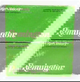 2 Vintage Boxes Rem High Velocity .350 Rem. Mag. 200 Grain CORE-LOKT Soft Point Ammo 40 Rounds