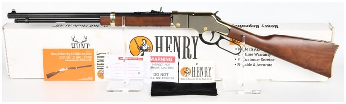 Henry Golden Boy Model H004N18 .22 S/L/LR Lever Action Rifle NRA 2018 Edition
