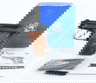 Beretta Model 21A Bobcat .22LR Semi-Automatic Pistol with Box and Accessories Ammo