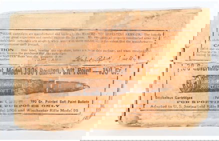 Win .30 Government Model 1906 Pointed Soft Point Ammo 20 Rounds
